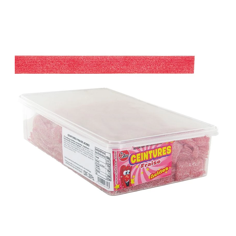 Lot de 10 rubans fraise acide
