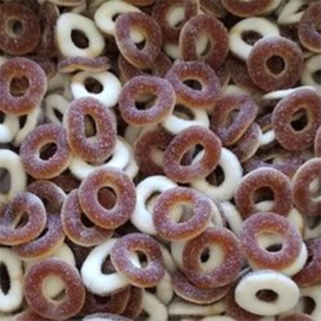 Anneaux Cola - acide (100g)