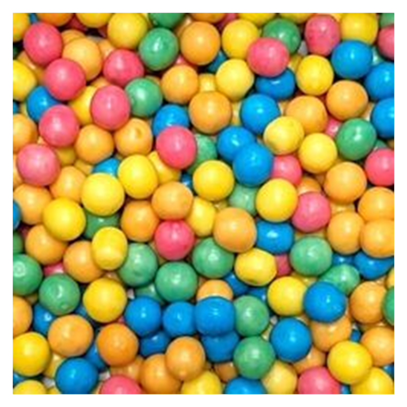 Billes chewing-gum 3g - sucré (100g)