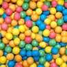 Billes chewing-gum 3g - sucré (100g)