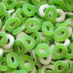 Anneaux Pomme - acide (100g)