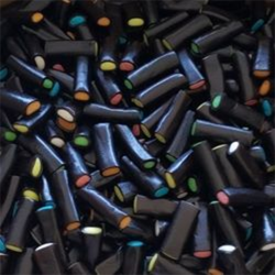 Mini Câbles Réglisse - lisse (100g)